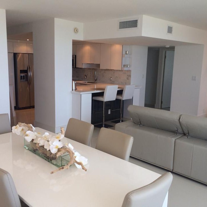 White Concept Condo with Ocean View - Sunny Isles, FL