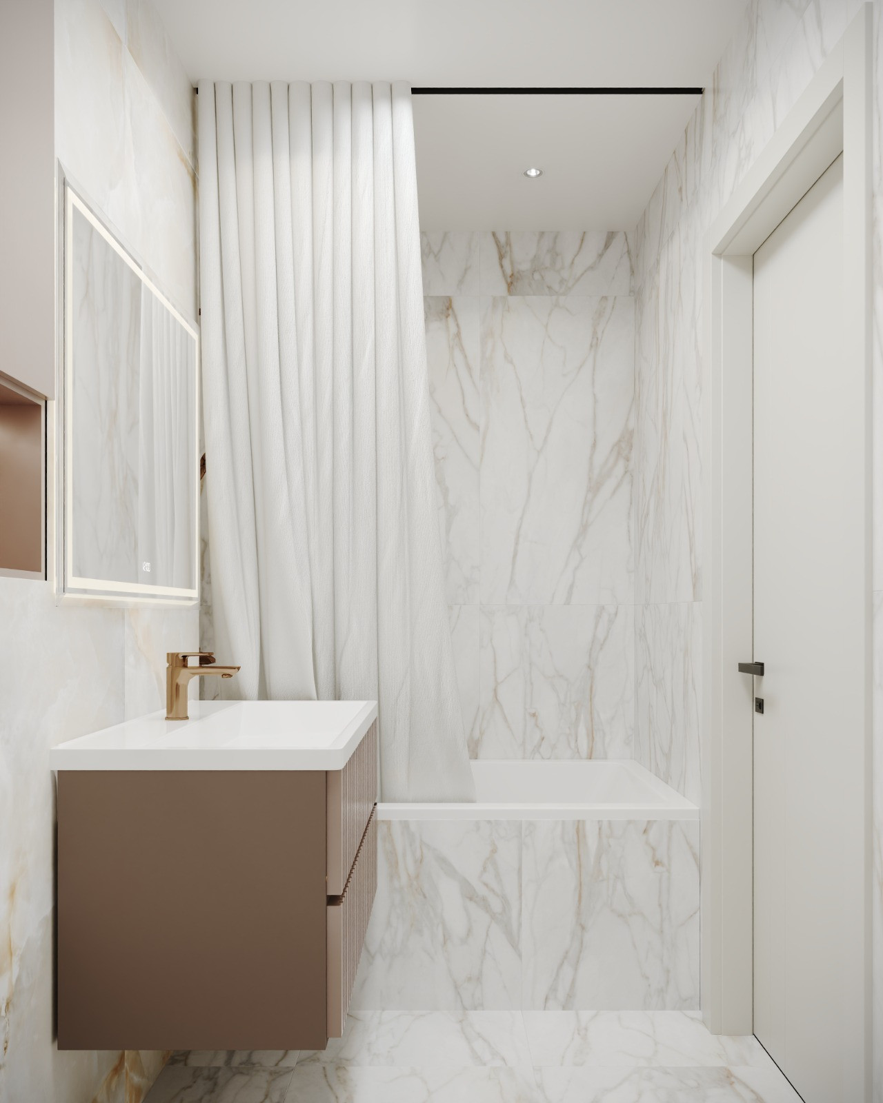 Дизайн-проект ванной комнаты