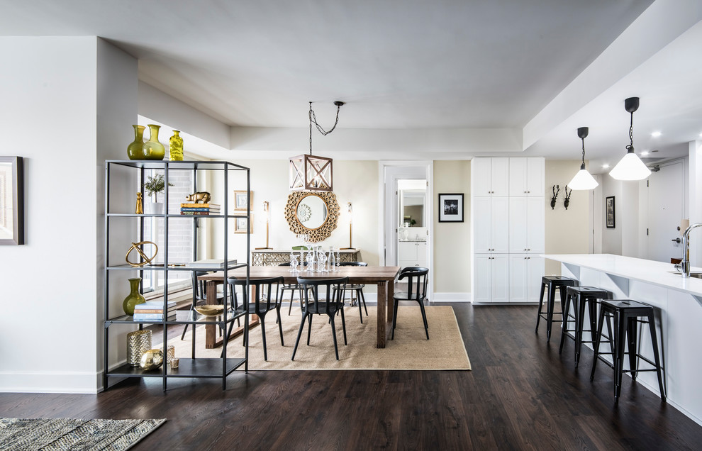 Inspiration for a transitional home design remodel in Ottawa