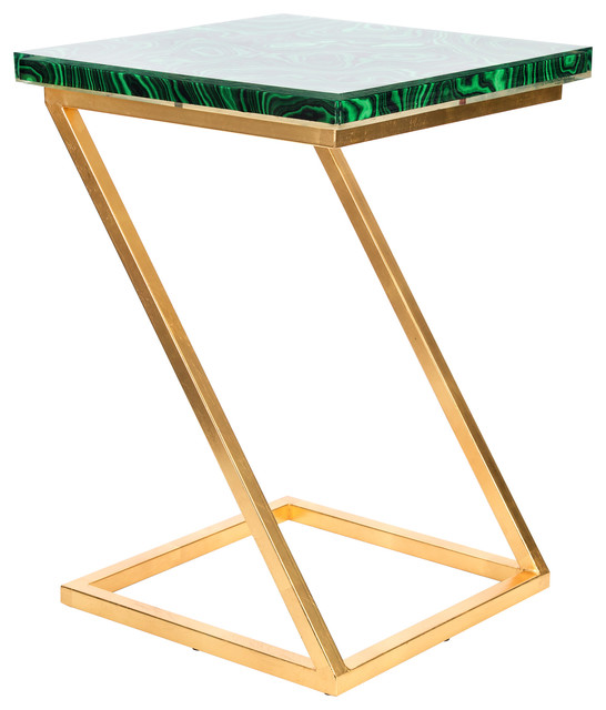 Malachite Green Accent Table Contemporary Side Tables And End Malachite Green Accent Table