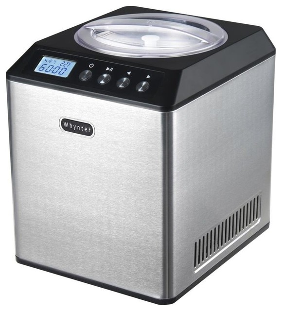 Whynter 2.1 Quart Upright Ice Cream Maker With Stainless Steel Bowl