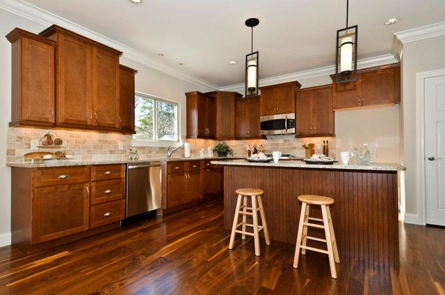 Shaker Walnut Cabinets - Contemporary - Kitchen - Other - by Quality