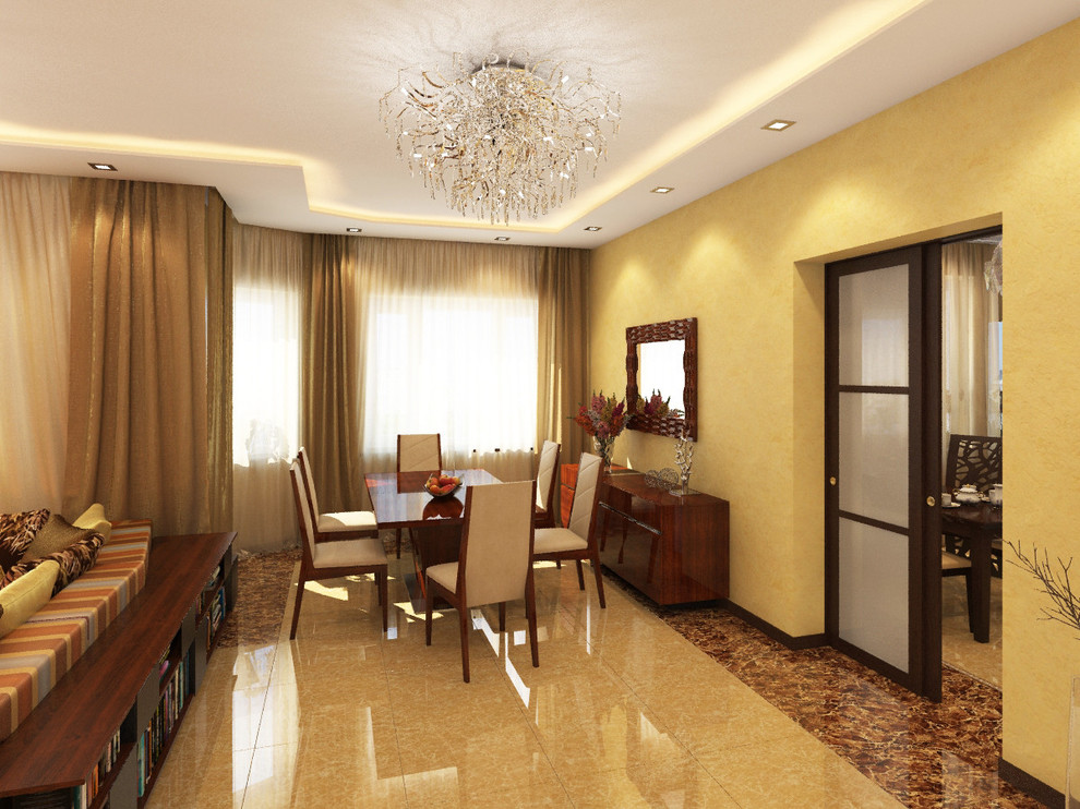 3D визуализация | Квартира в тёплых тонах