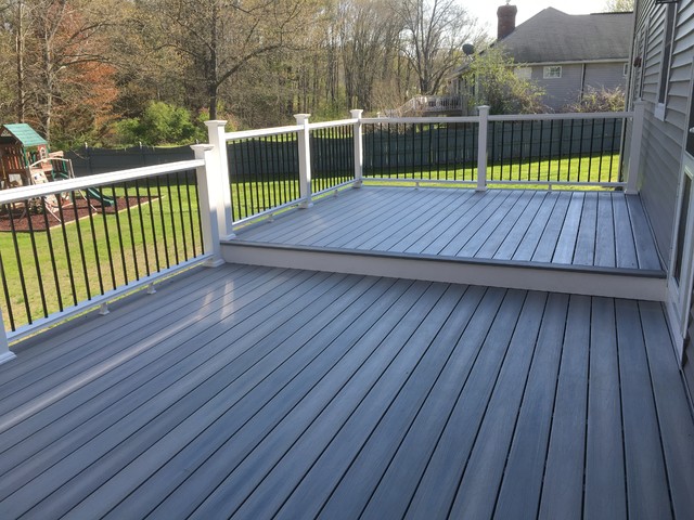 Fiberon Deck with Steel Frame Deck in Haverhill, MA traditional-deck