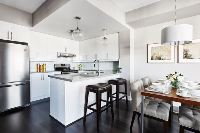 Nexus Condominiums contemporary-kitchen
