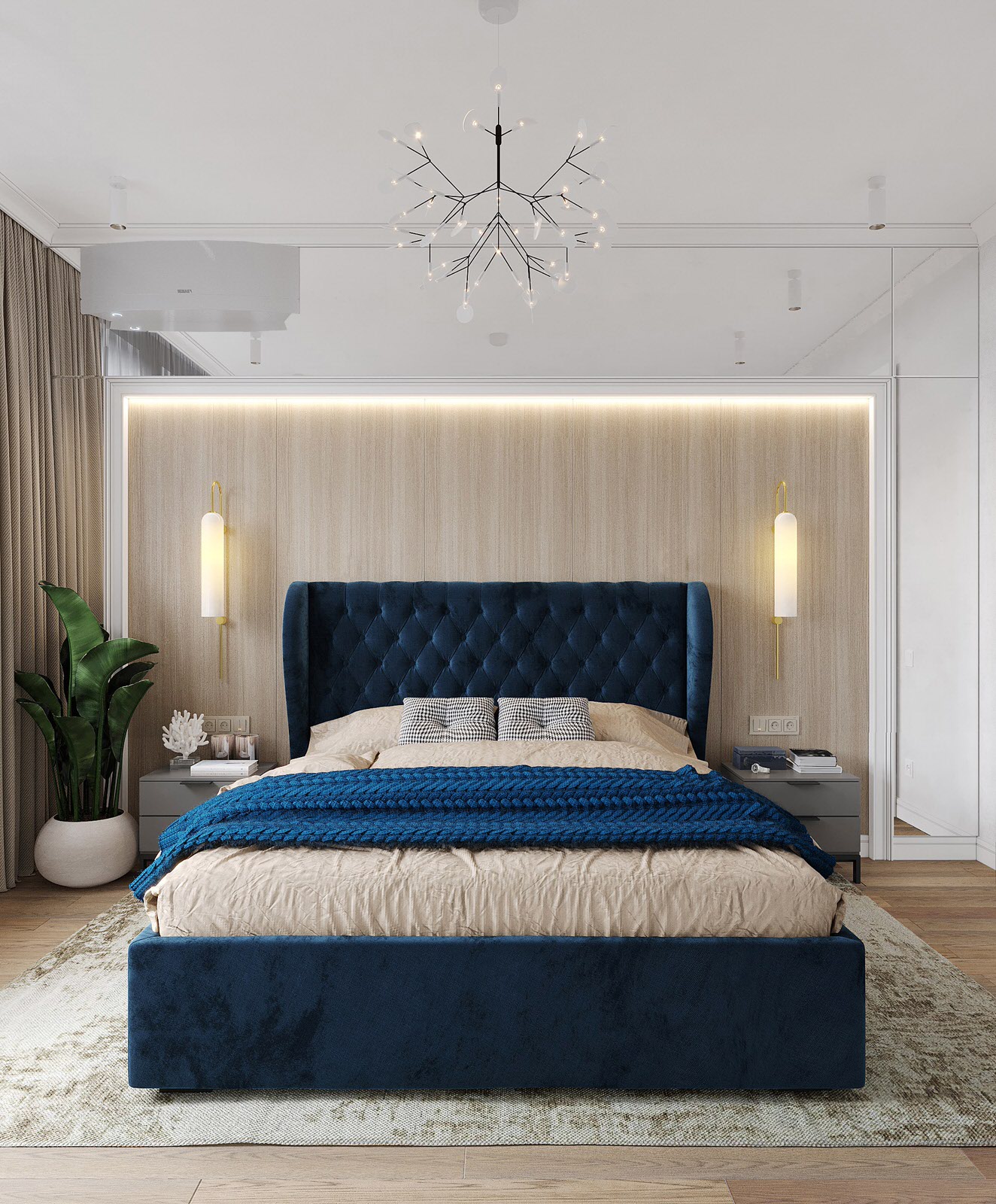 СВЕТЛЫЙ ИНТЕРЬЕР В ЖК ДОНСКОЙ ОЛИМП