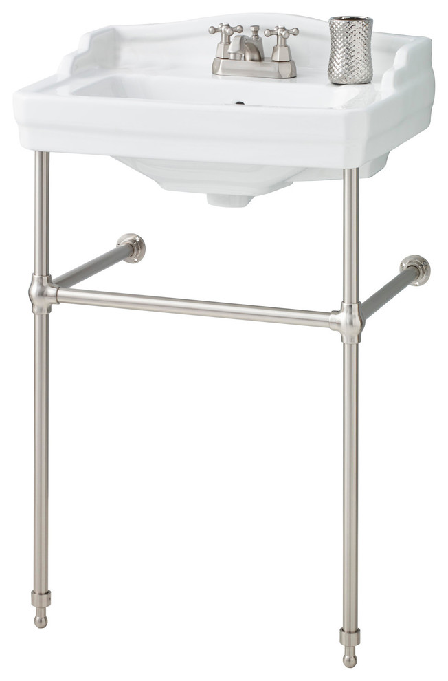 Cheviot Products Essex Console Sink Contemporary Bathroom Sinks