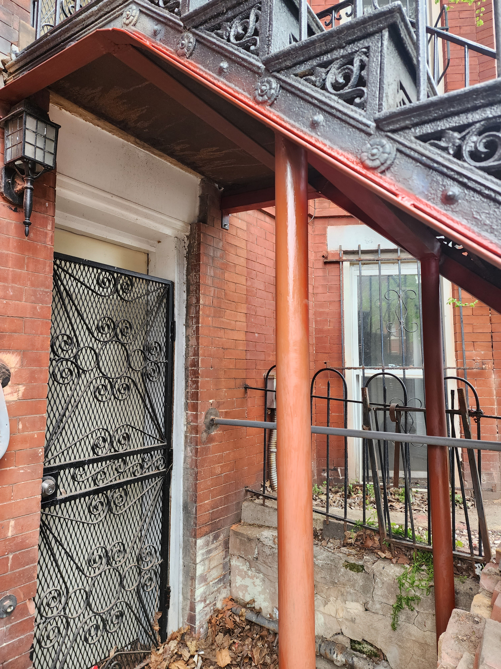 Cast Iron staircase, antique restoration