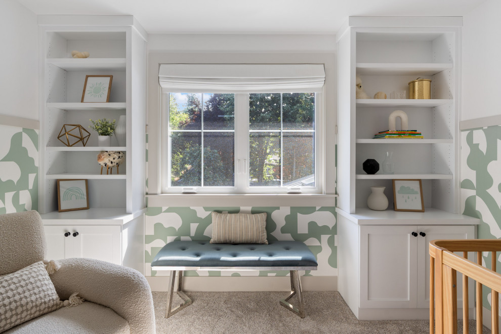 Built-In Shelves and Window Bench