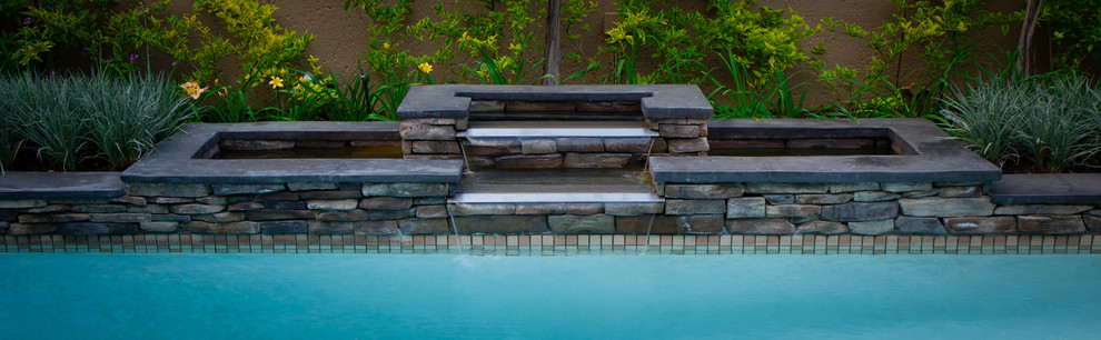 Pool - rustic pool idea