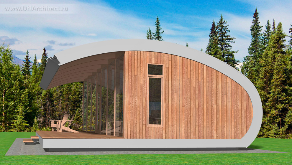 Проект гостевого дома S-70-90