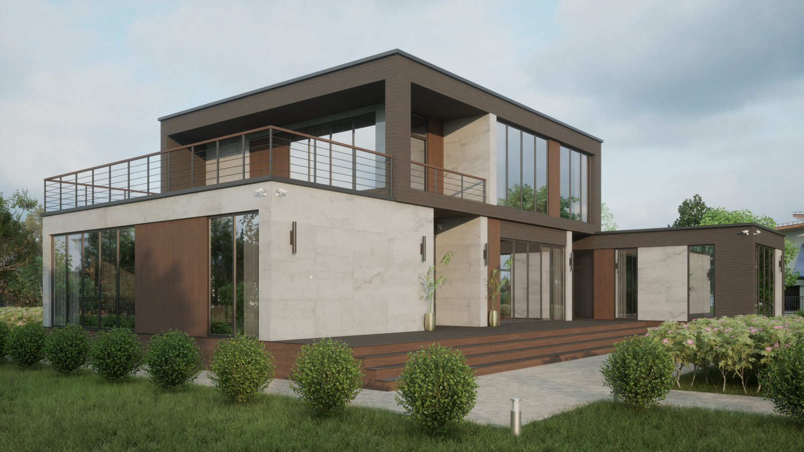 Архитектурный проект загородного дома в Мэдисон Парке на Новой Риге