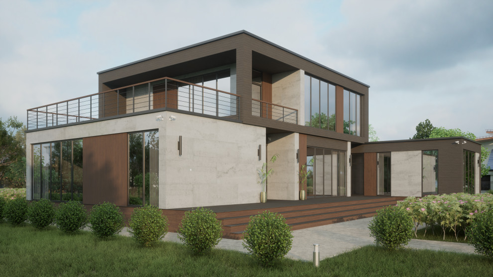 Архитектурный проект загородного дома в Мэдисон Парке на Новой Риге