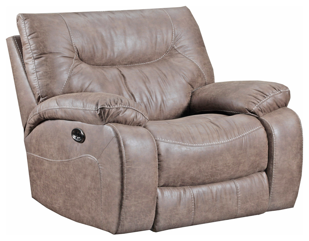 Topgun Saddle Power Cuddler Recliner Contemporary Recliner