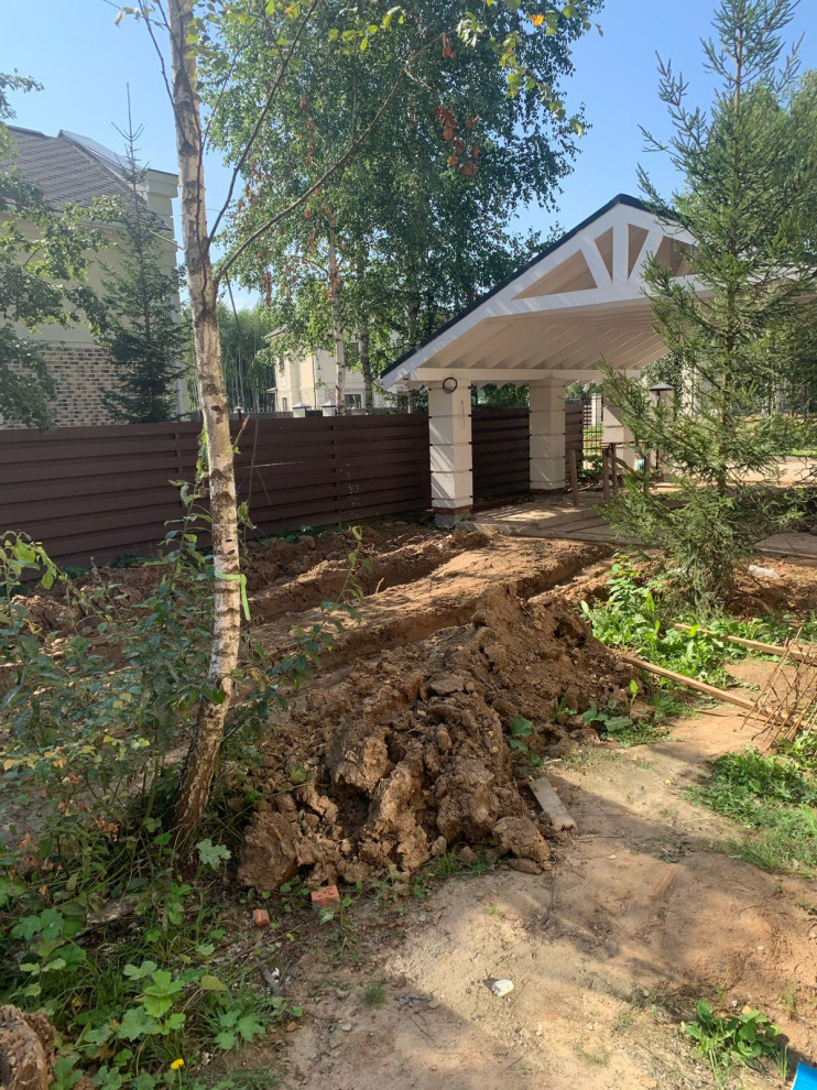 Ход стройки. Усадьба Шарапово. Дом.