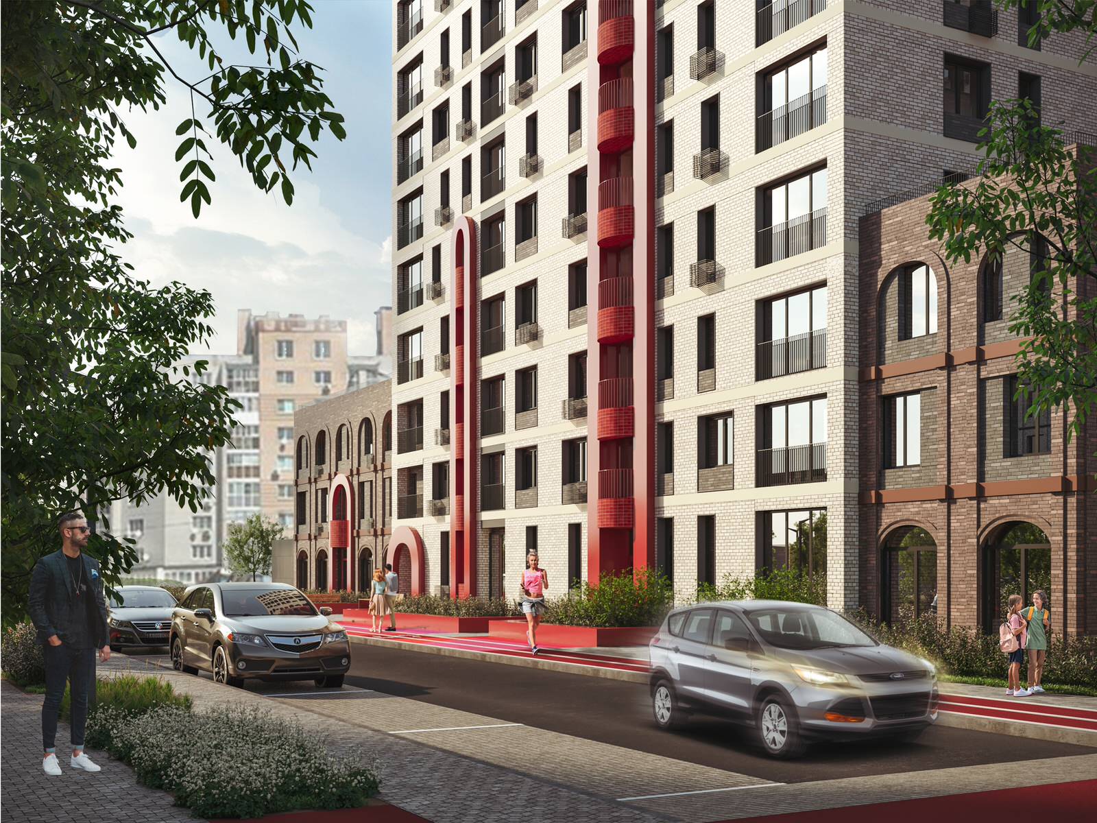 Архитектура фасадов и проект благоустройства