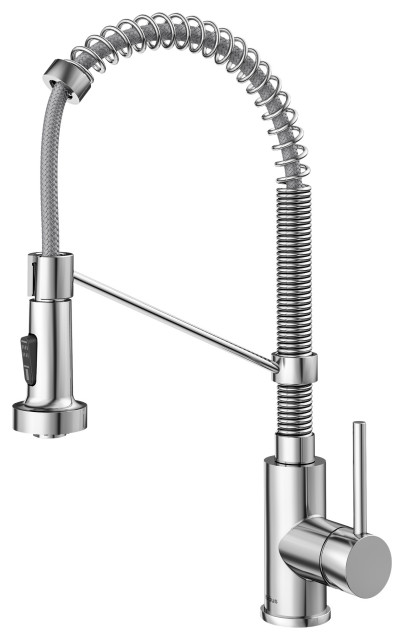 Kraus Bolden Commercial Kitchen Faucet Dual Function Pull Down