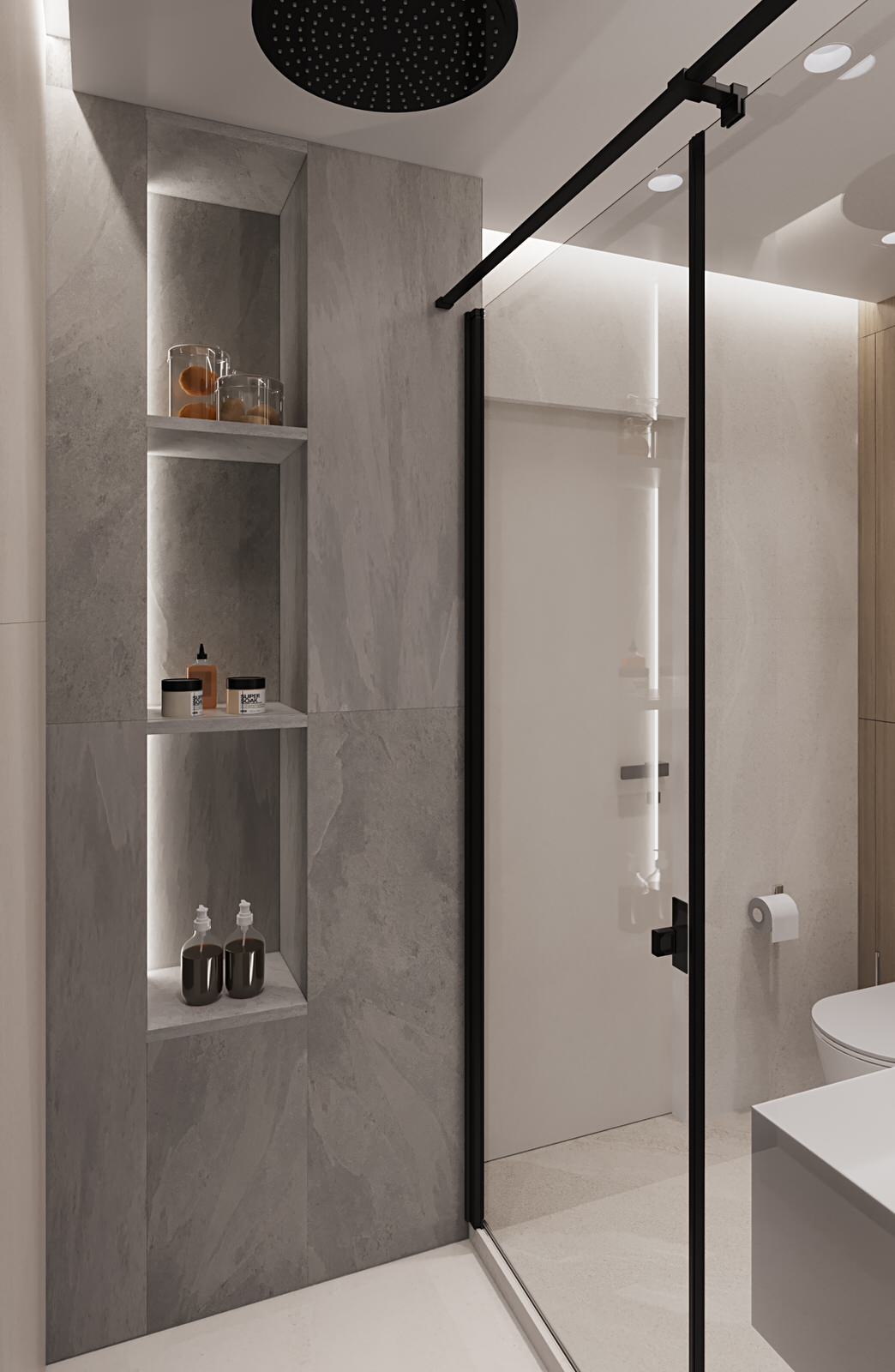 проект "Сдержанный комби на 87м2"