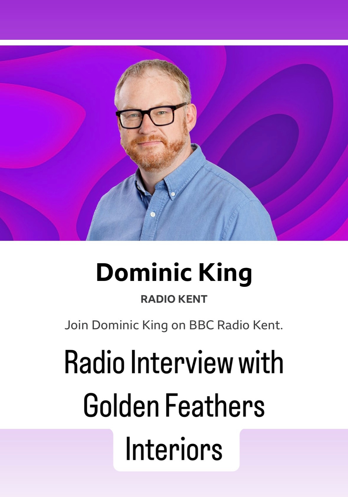Dominic King Interview