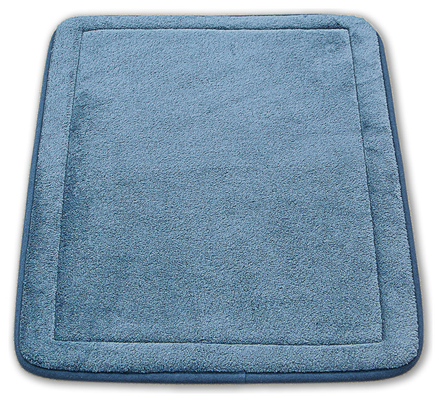 2 Piece Non Slip Luxurious Memory Foam Bath Mat Set Bath Mats