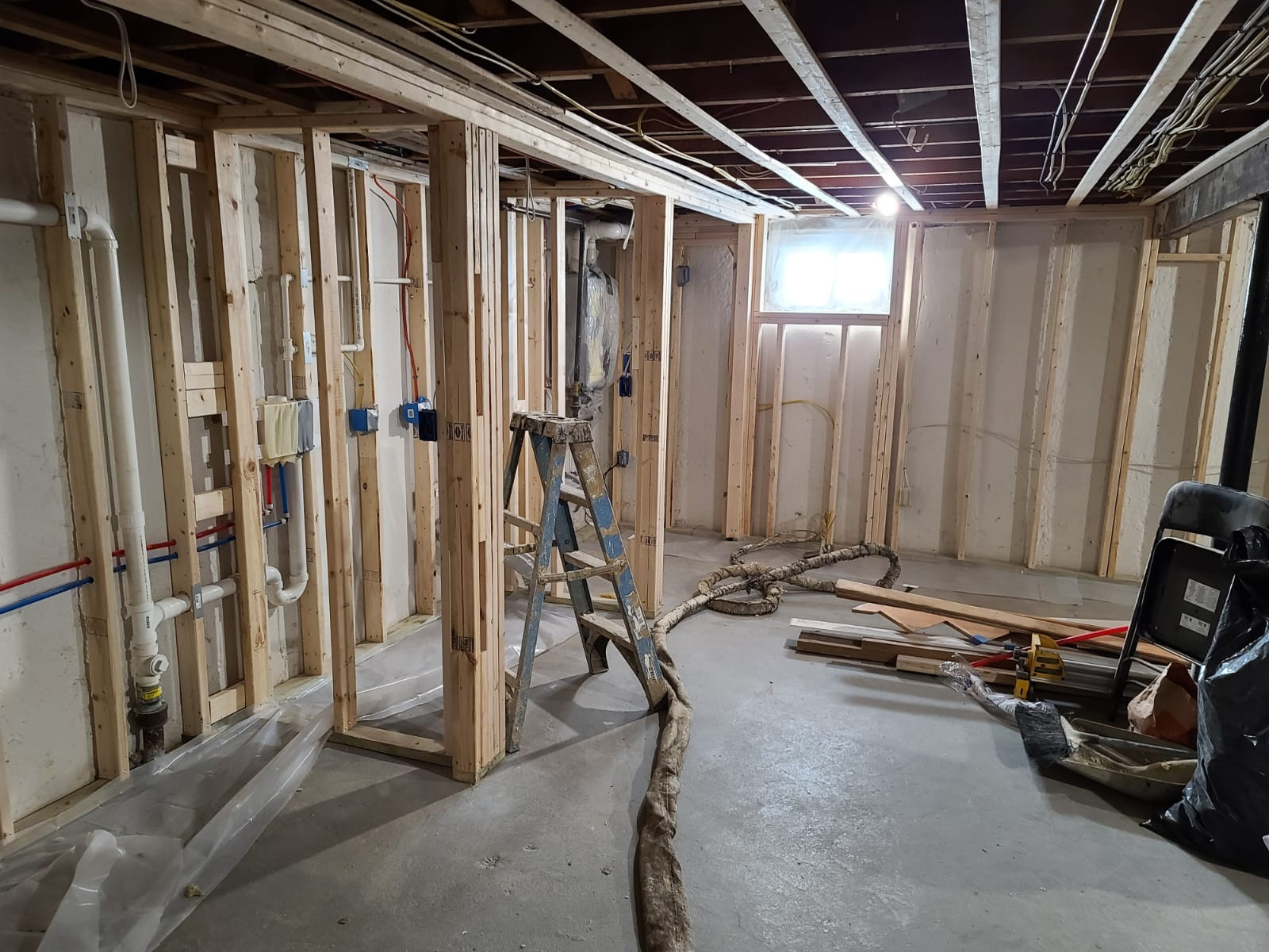 bedroom, Bathroom and basement remodeling
