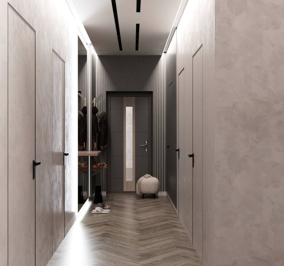 ДИЗАЙН ПРОЕКТ С ОЛИВКОВЫМИ ОТТЕНКАМИ