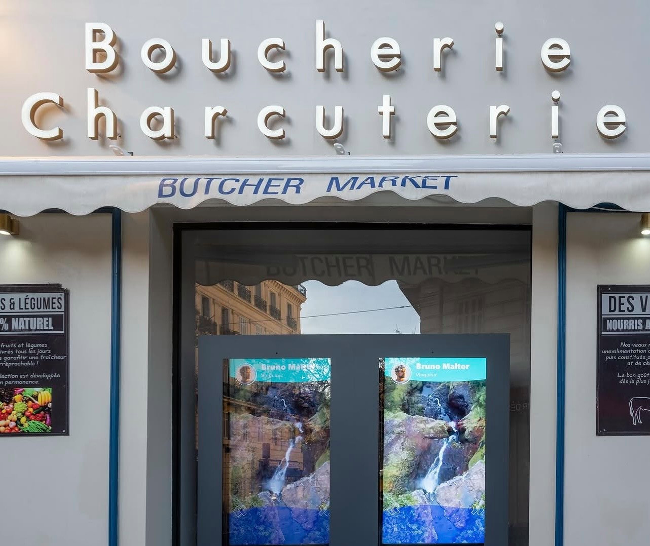Restructuration de façade : Boucherie-Charcuterie  — Marseille