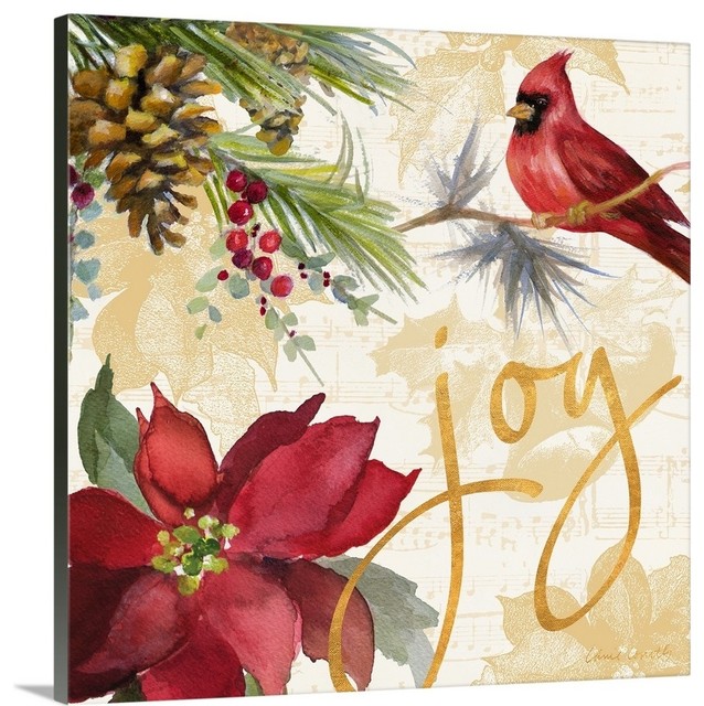 Christmas Poinsettia IV Poster Art Print Christmas Home Decor