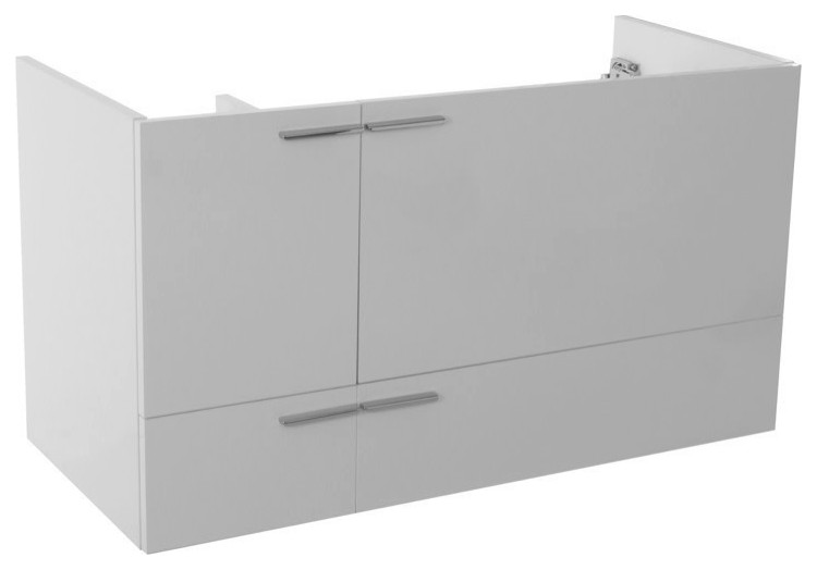 Nameeks ACF L419 New Space 39" Single Wall Mounted Vanity Cabinet - Glossy