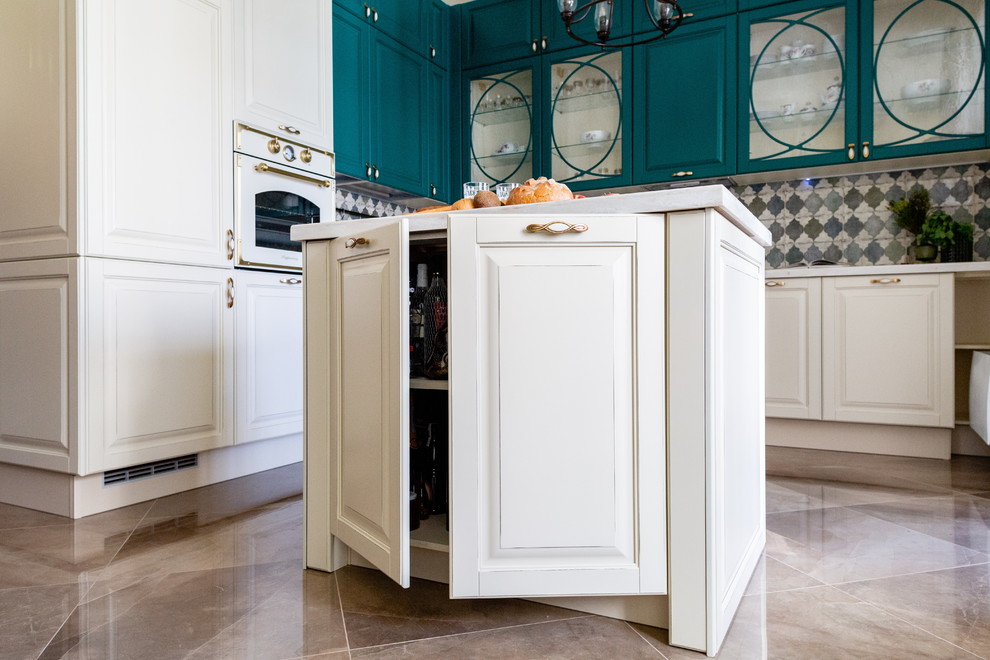 Кухня-гостиная в проекте "Лесная Зелень"