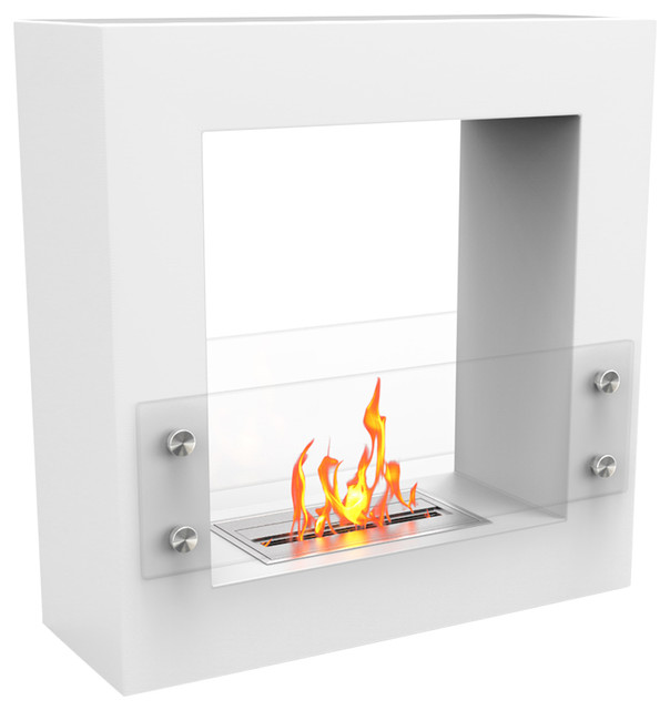 Regal Flame Dora Ventless Free Standing Ethanol Fireplace White Regal Flame Dora Ventless Free Standing Ethanol Fireplace White