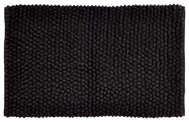 Contemporary Bathroom Mats chenille rocks bath rug, white - contemporary - bath mats - Contemporary Bathroom Mats chenille rocks bath rug, white - contemporary - bath mats -