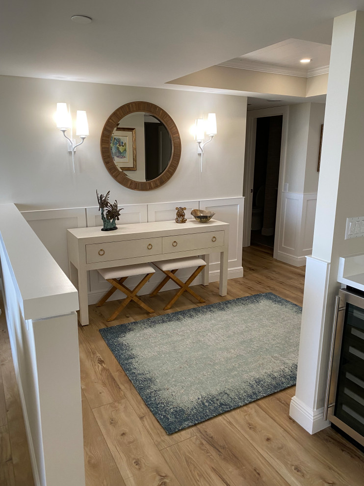Inspiration for a transitional entryway remodel in Miami
