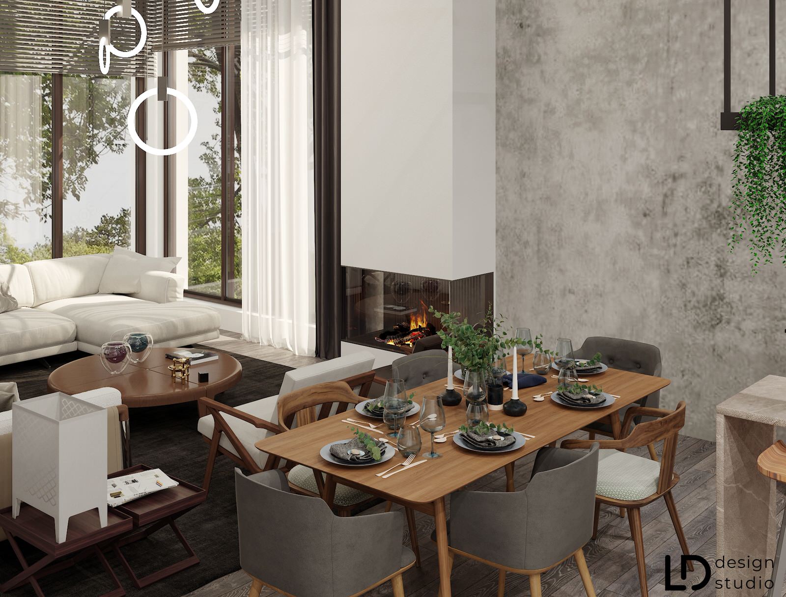 Кухня-гостиная