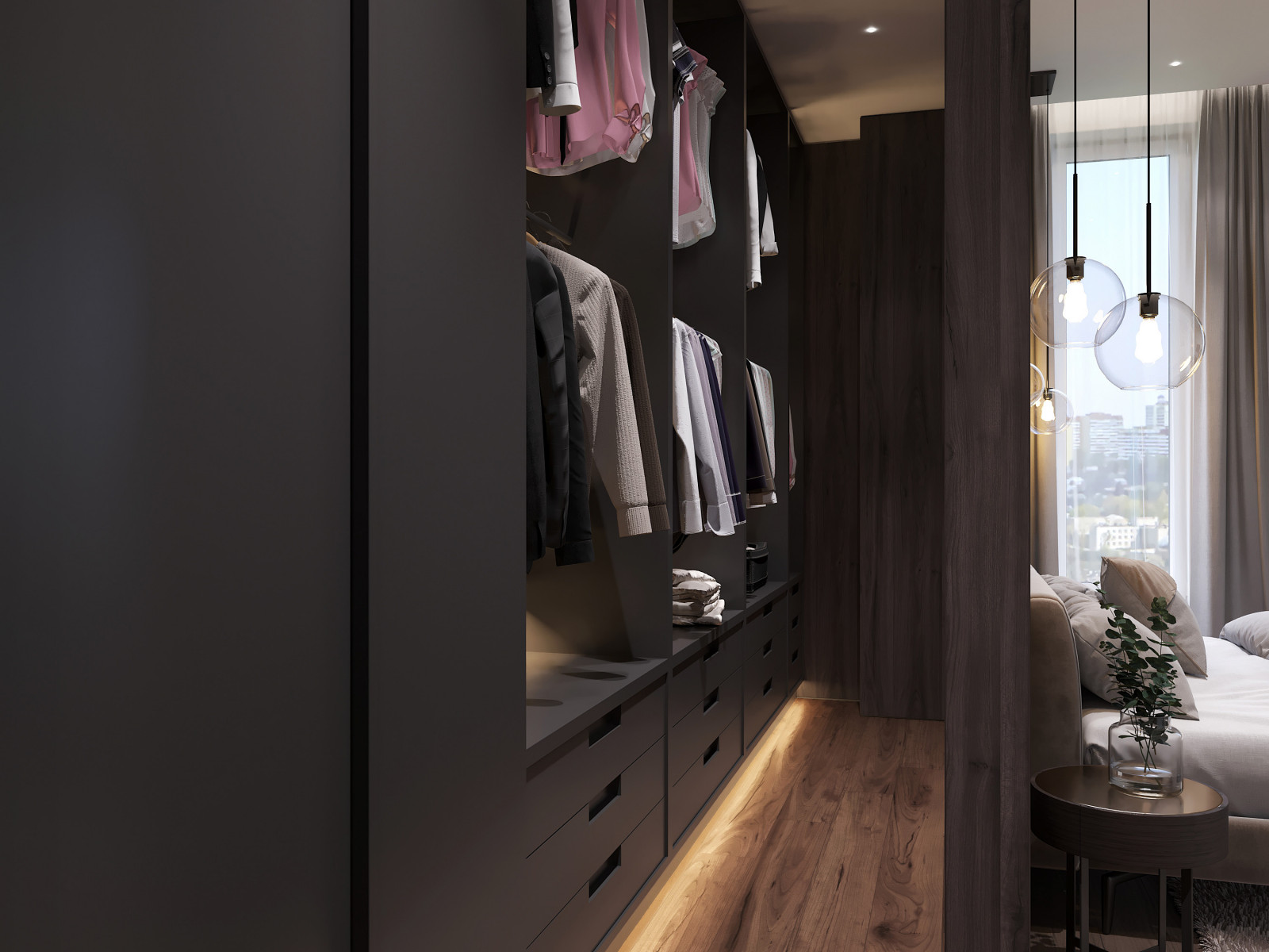 Дизайн интерьера квартиры в современном стиле в ЖК Вандер Парк