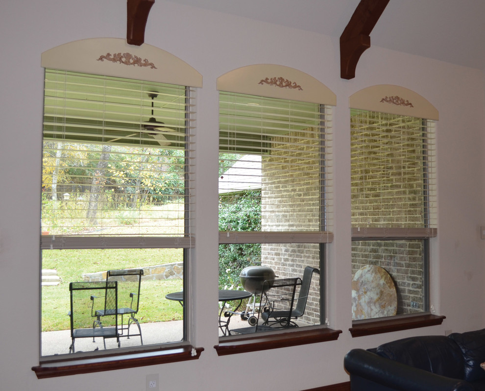 Advice on window treatment for eyebrow arched windows