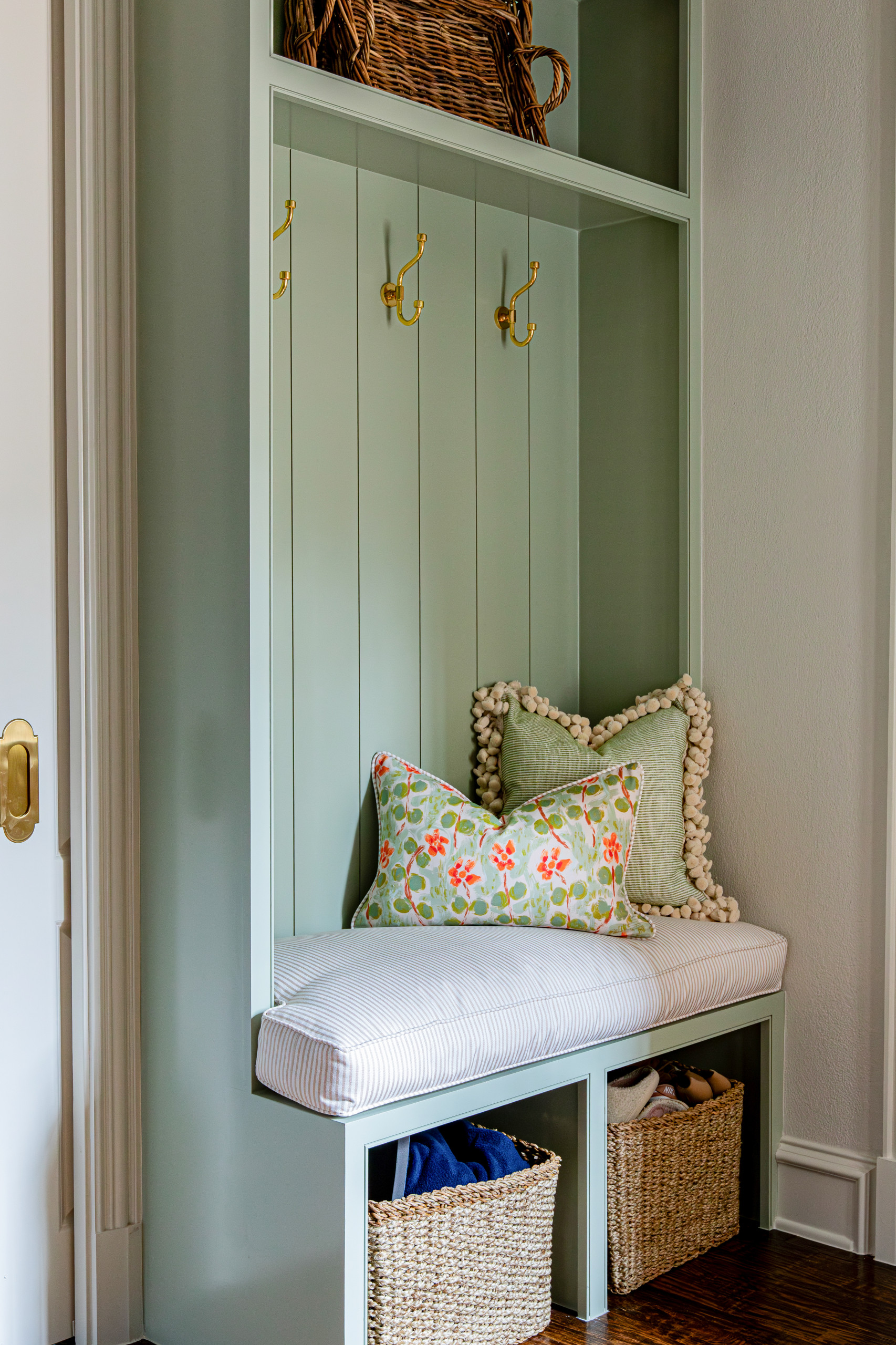 French Country Charm- Laundry Room and Mud Room Area