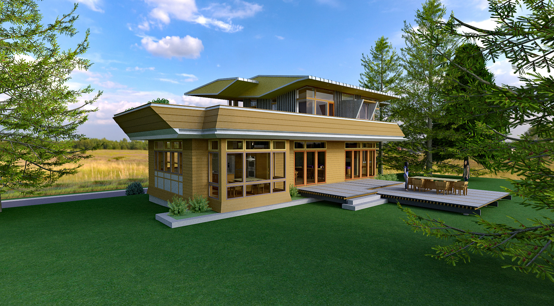 'Shooting Stars' Unbuilt Projects: The Eder Residence