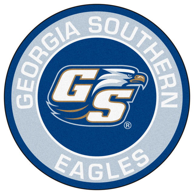 Georgia Southern Eagles Team Emblem Throw Rug ...