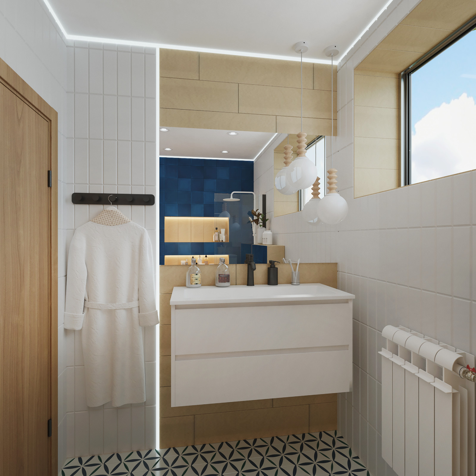 Акцентный Синий