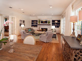 Transitional Living Room by Finial Custom Builders, Inc.