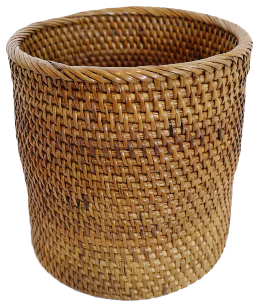 Rattan Cup Holder Large Tropical Decorative Objects And Figurines