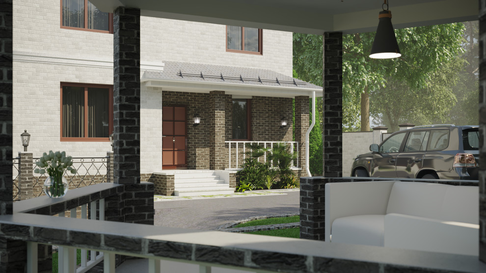 Визуализация коттеджа