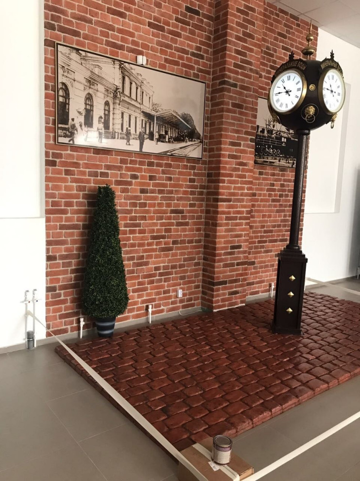 Монтаж клинкерного кирпича