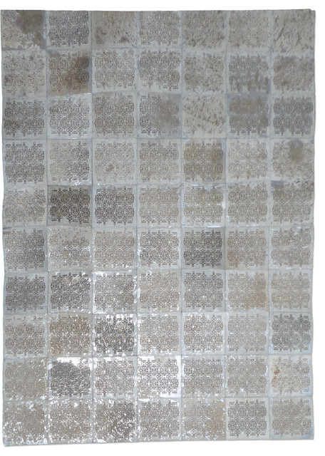 Leather Rugs Reviews Area Rug Ideas Essgee Carpets Rustic White Patchwork Leather Rug Reviews Houzz
