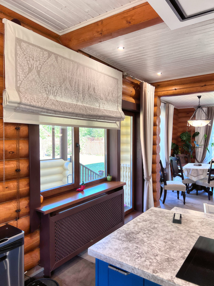 Дом из оцилидрованного бруса в Подмосковье