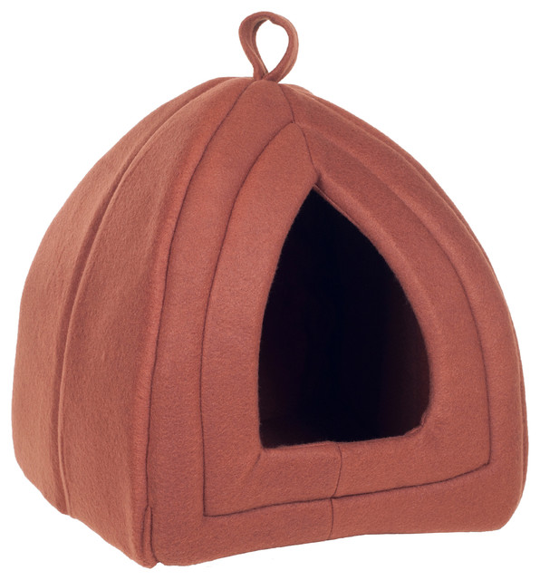 Cozy Kitty Enclosed Cat Bed by PETMAKER Traditional Cat Beds by