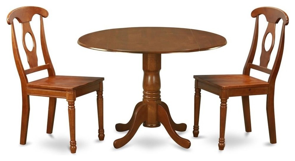 3 Piece Kitchen Nook Dining Set Drop Leaf Table And 2 Chairs Traditional Sets By Dinette4less - Small Drop Leaf Kitchen Table With 2 Chairs 3 Piece Kitchen Nook Dining Set Drop Leaf Table And 2 Chairs Traditional Sets By Dinette4less - Small Drop Leaf Kitchen Table With 2 Chairs