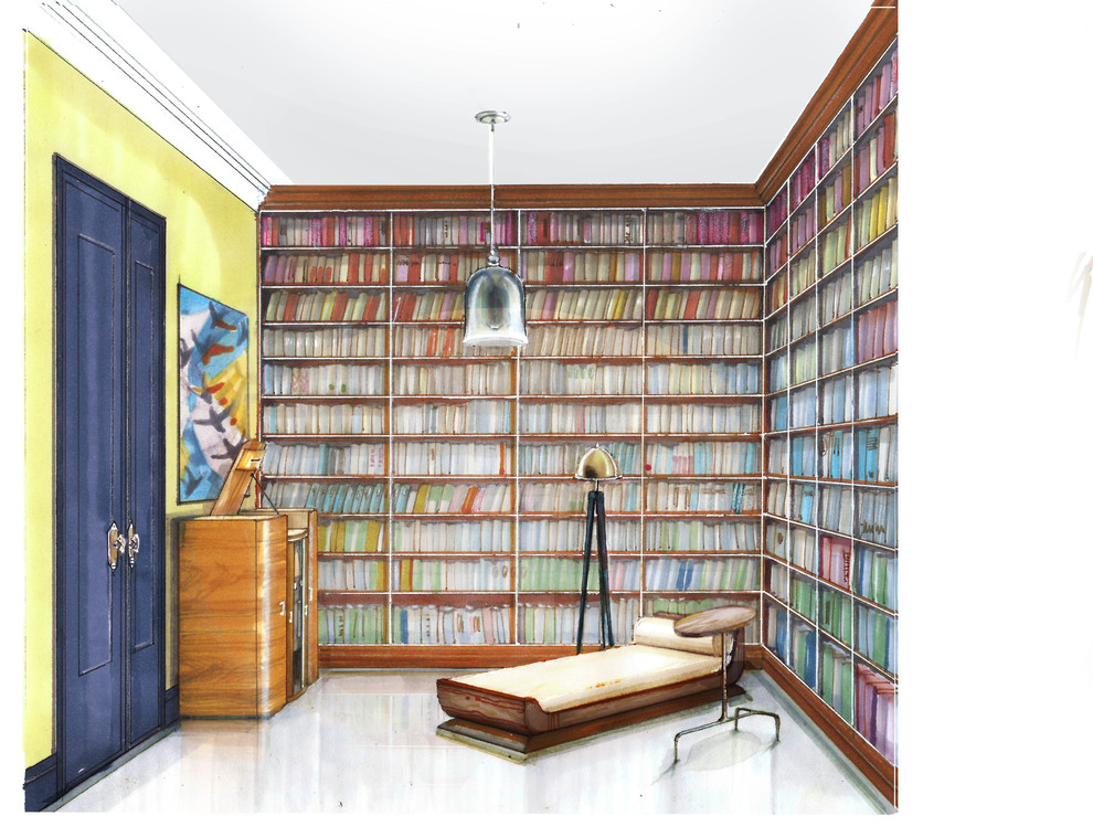 Эскизирование проекта, совместно с Ольгой Каминской