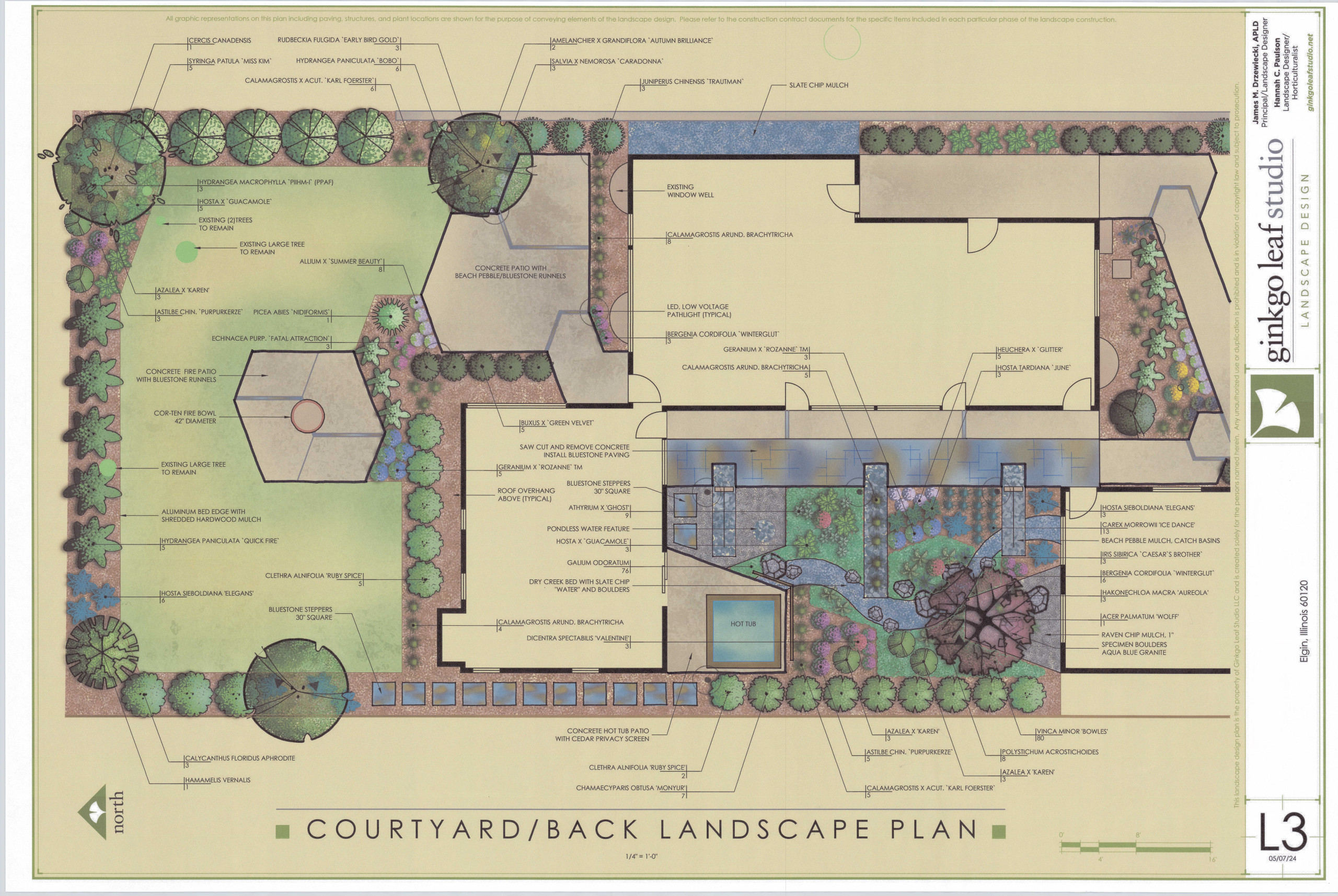 Mid-Century Landscape makeover - Elgin, IL